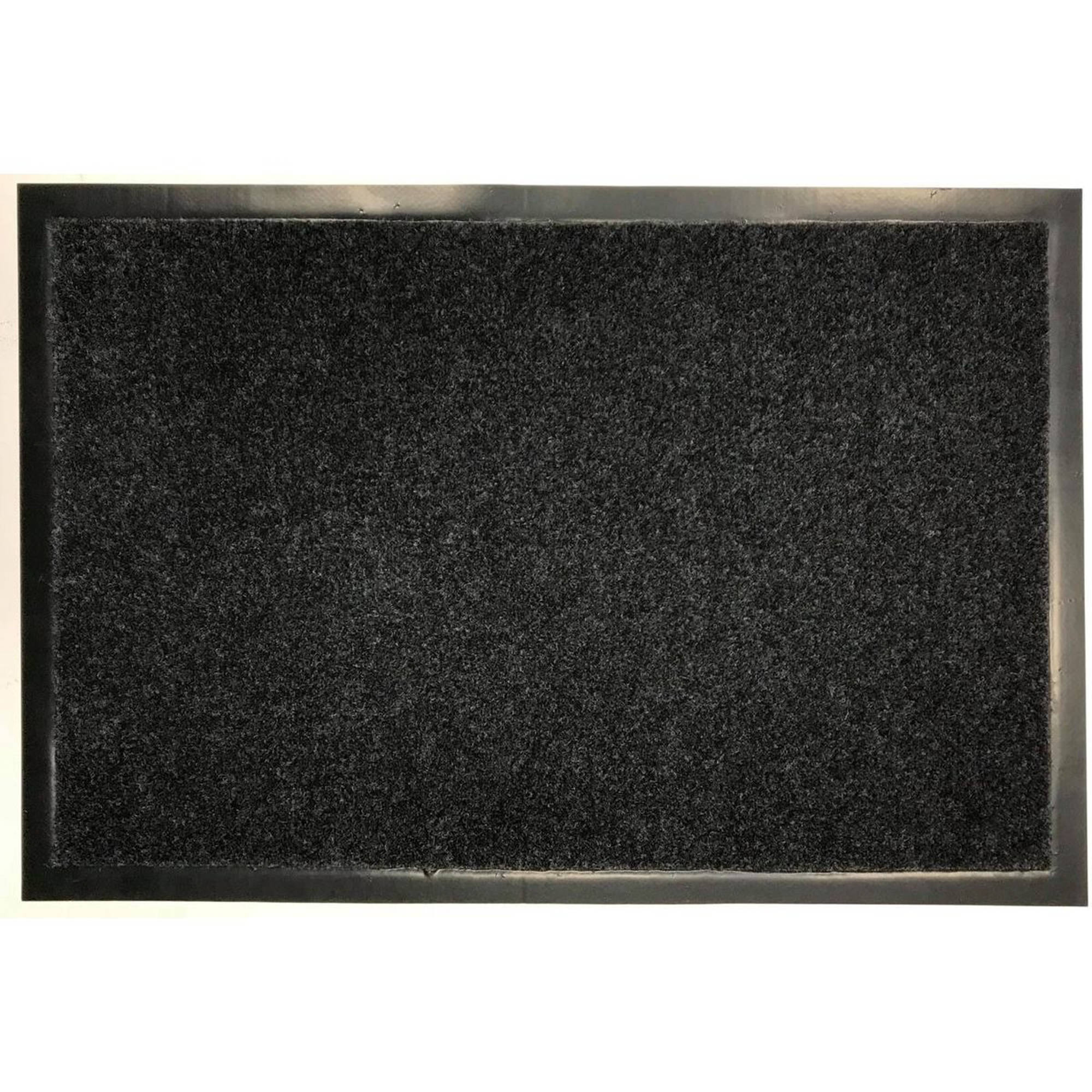 Tapete de entrada cinza escuro 80x120cm