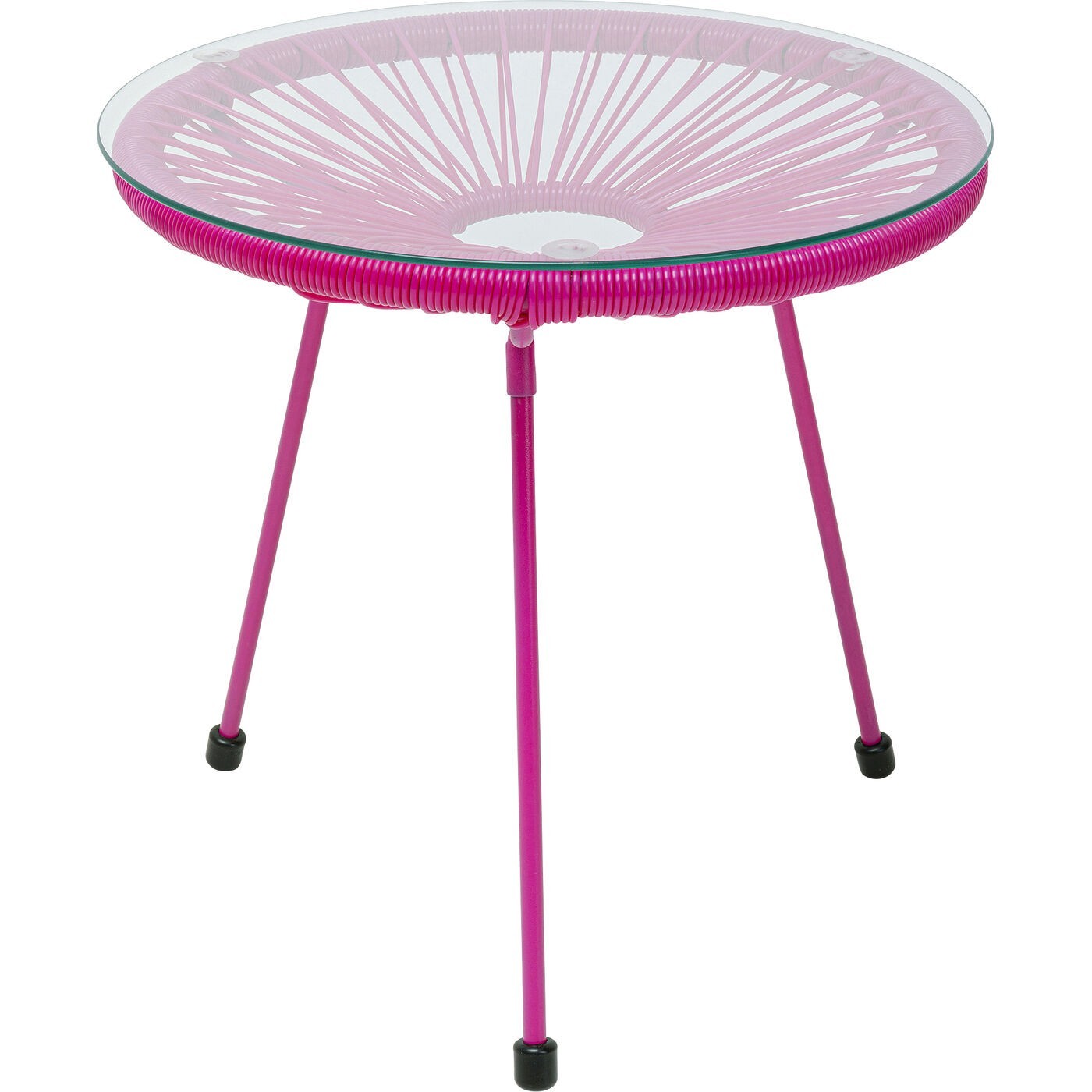 Kare Design Tuin Bijzettafel Acapulco Mono roze