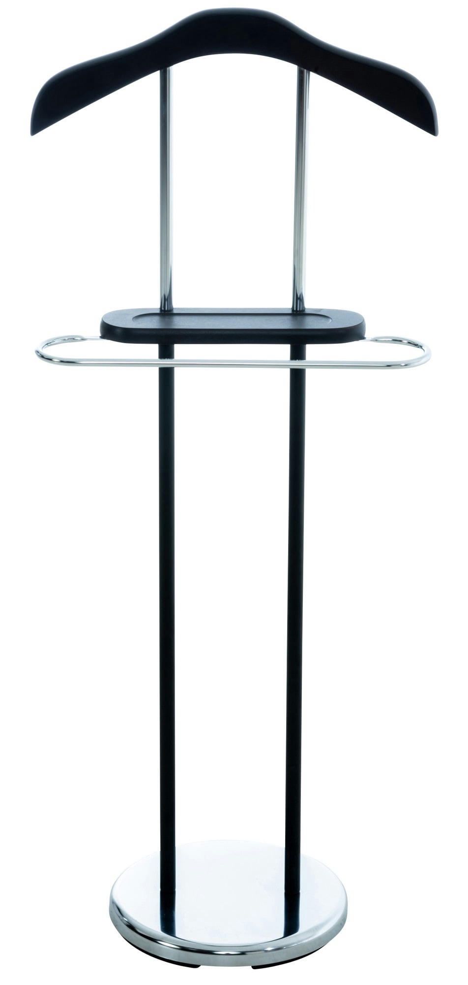 RODRIGO - Valet de chambre avec cintre en métal Noir