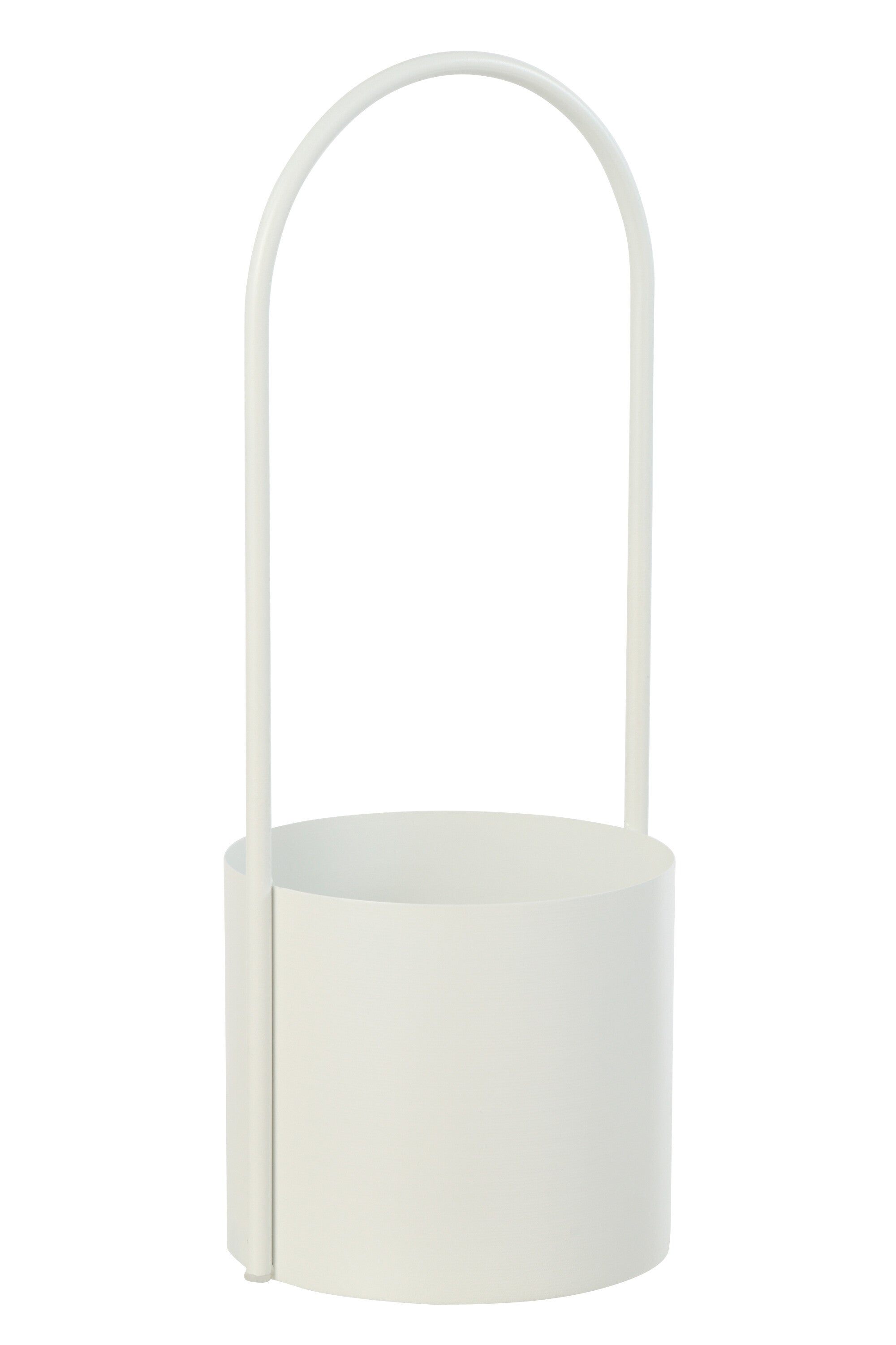 J-Line bloempot - ijzer - wit - extra large