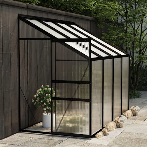NNEVL Greenhouse Anthracite Aluminium 5.24 m&sup3;