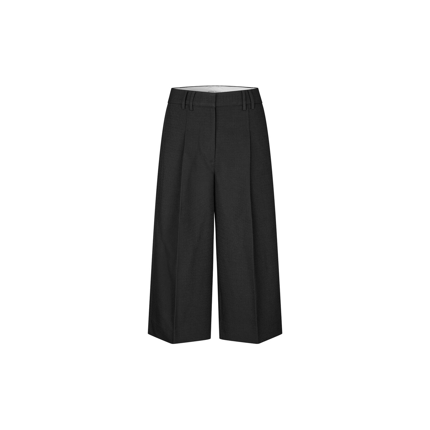 Sella Cropped Trousers, black