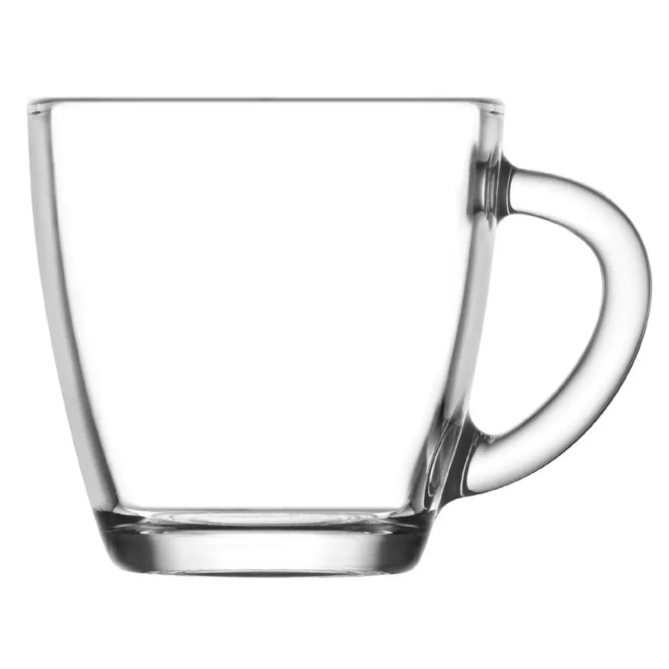 LAV Koffie/thee glazen - 2x stuks - glas - 230 ml