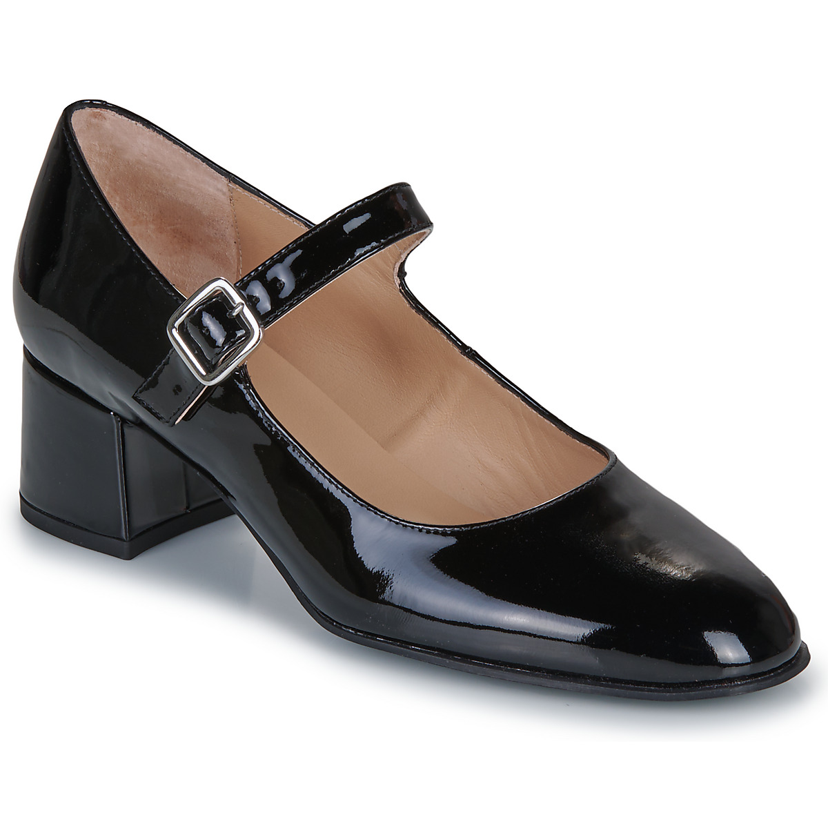 Unisa - LINSEY - Black / Varnish