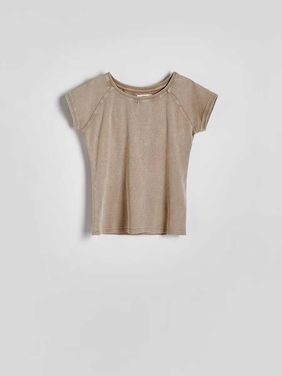 T-Shirt With Wash Effect