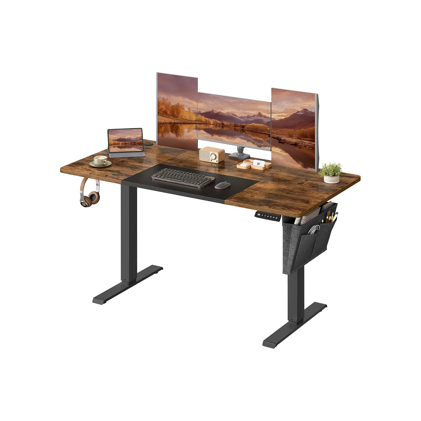 Table réglable en hauteur avec pochette