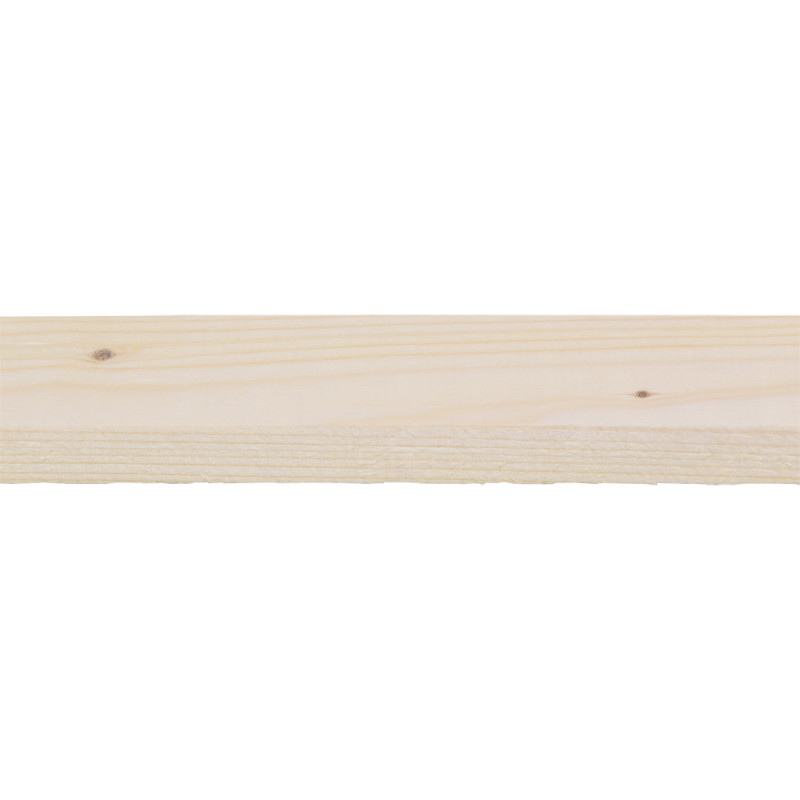 Chevron en sapin brut 270 x 4,8 x 1,6 cm