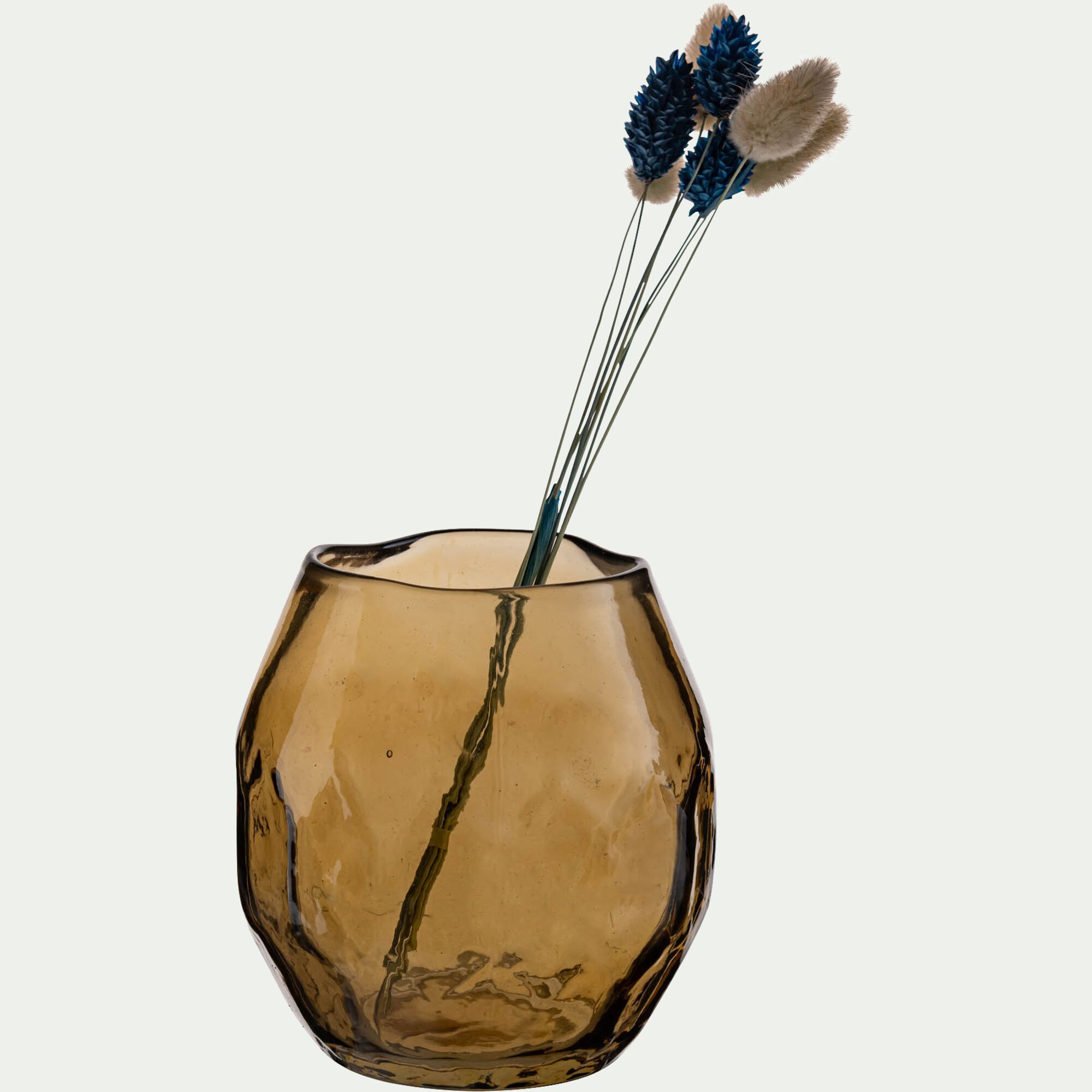 VINIEL - Vase classique en verre - marron