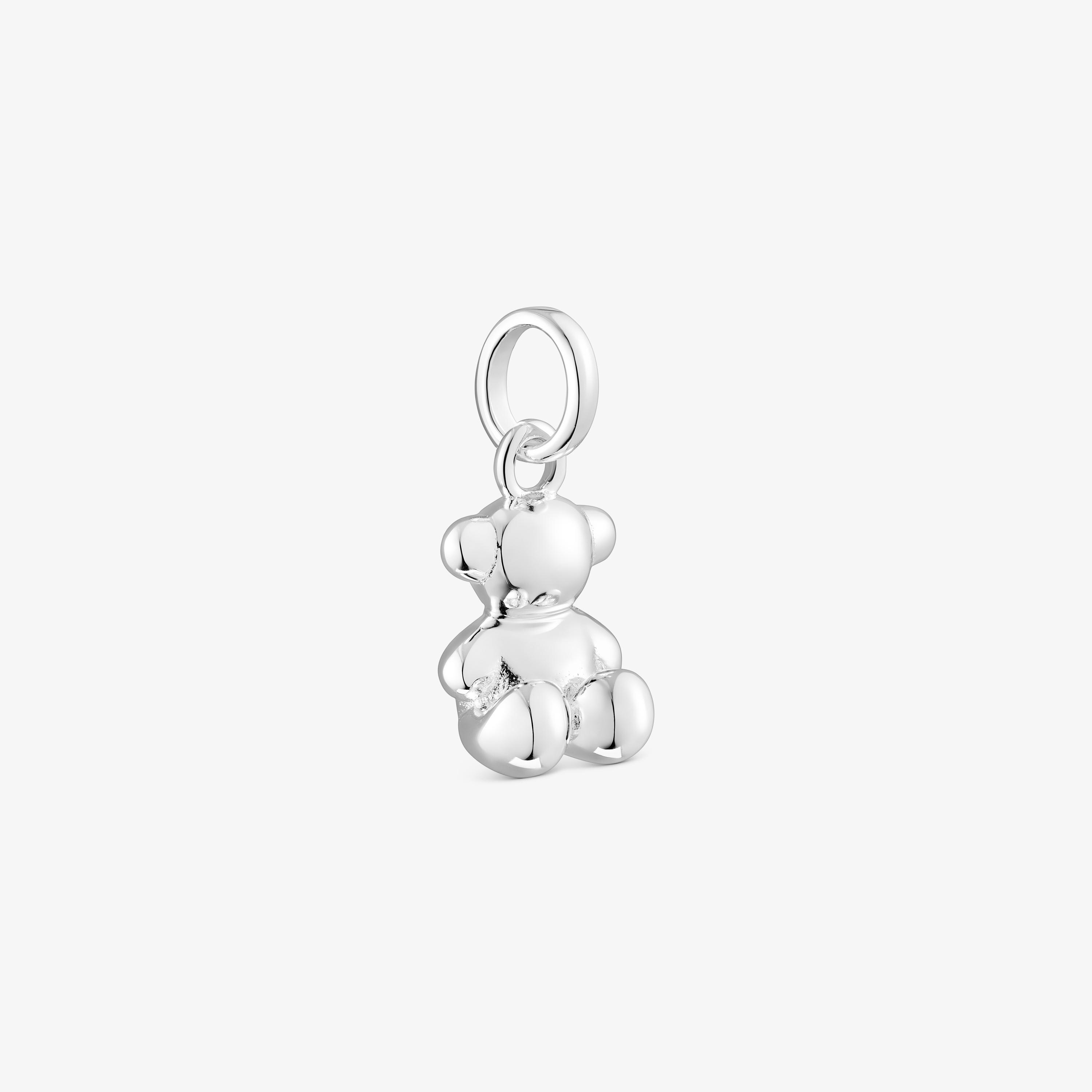 Colgante oso pequeño de plata Bold Bear