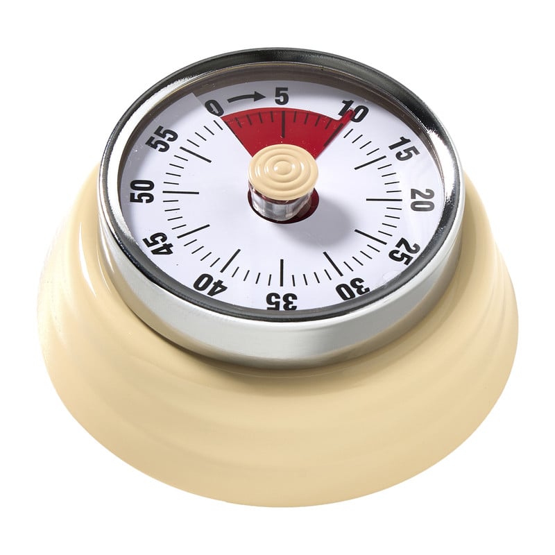 Kookwekker - wit - &Oslash;3x7.3 cm