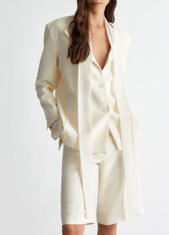 Blazer con foulard
