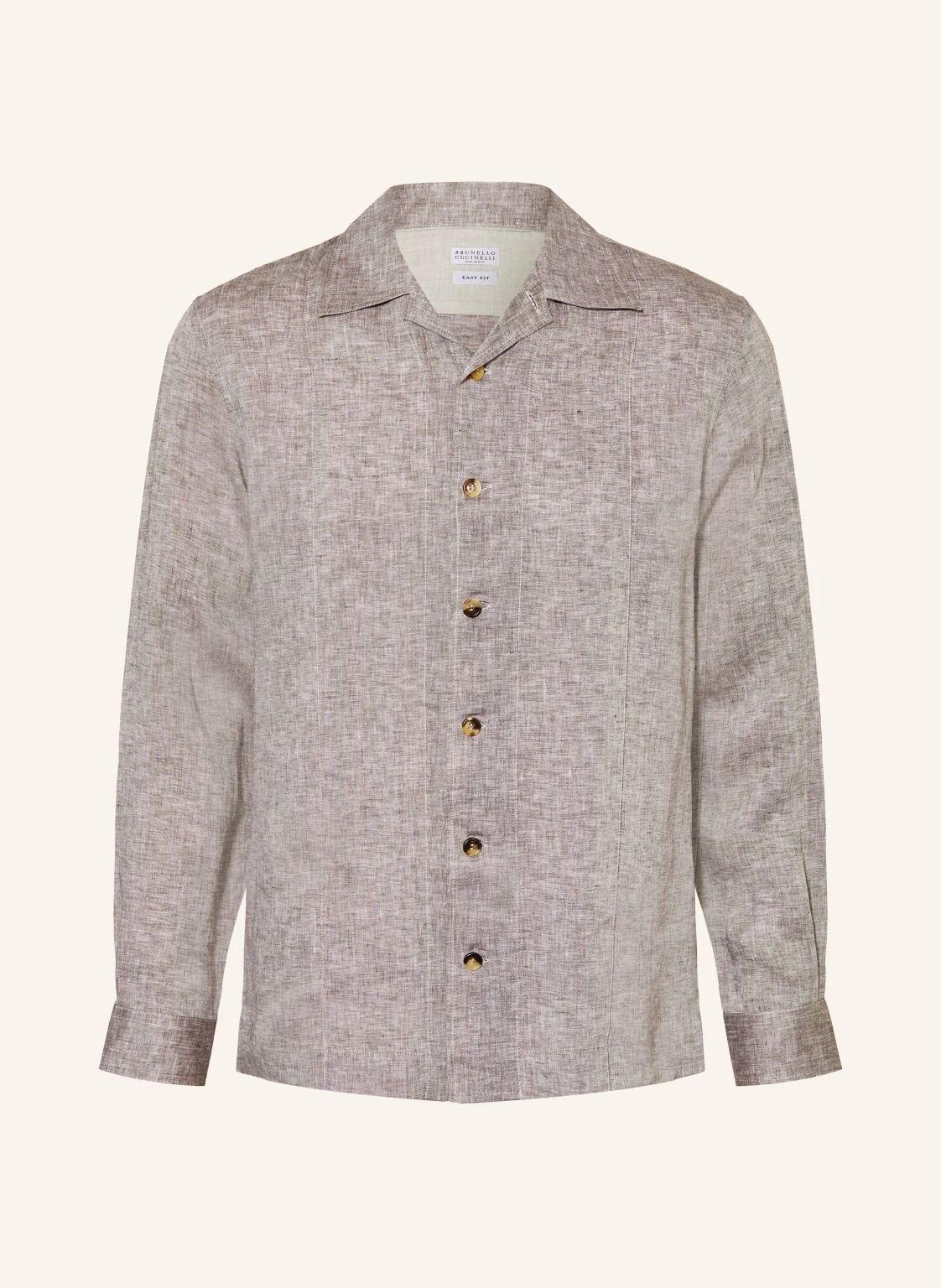 BRUNELLO CUCINELLI Leinenhemd Comfort Fit