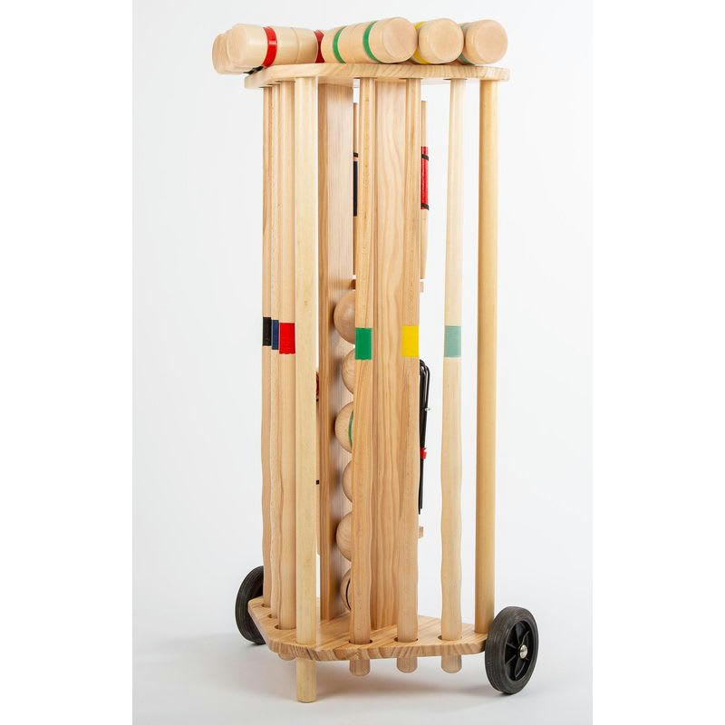 - Jeu de croquet professionnel avec chariot