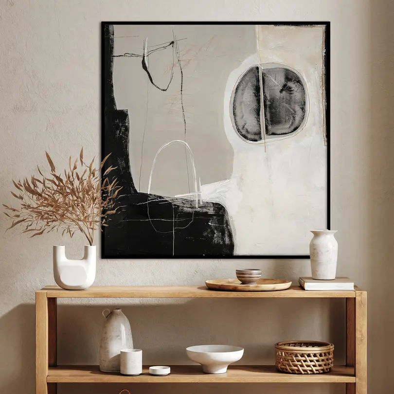 Bild mit Rahmen Design Painting