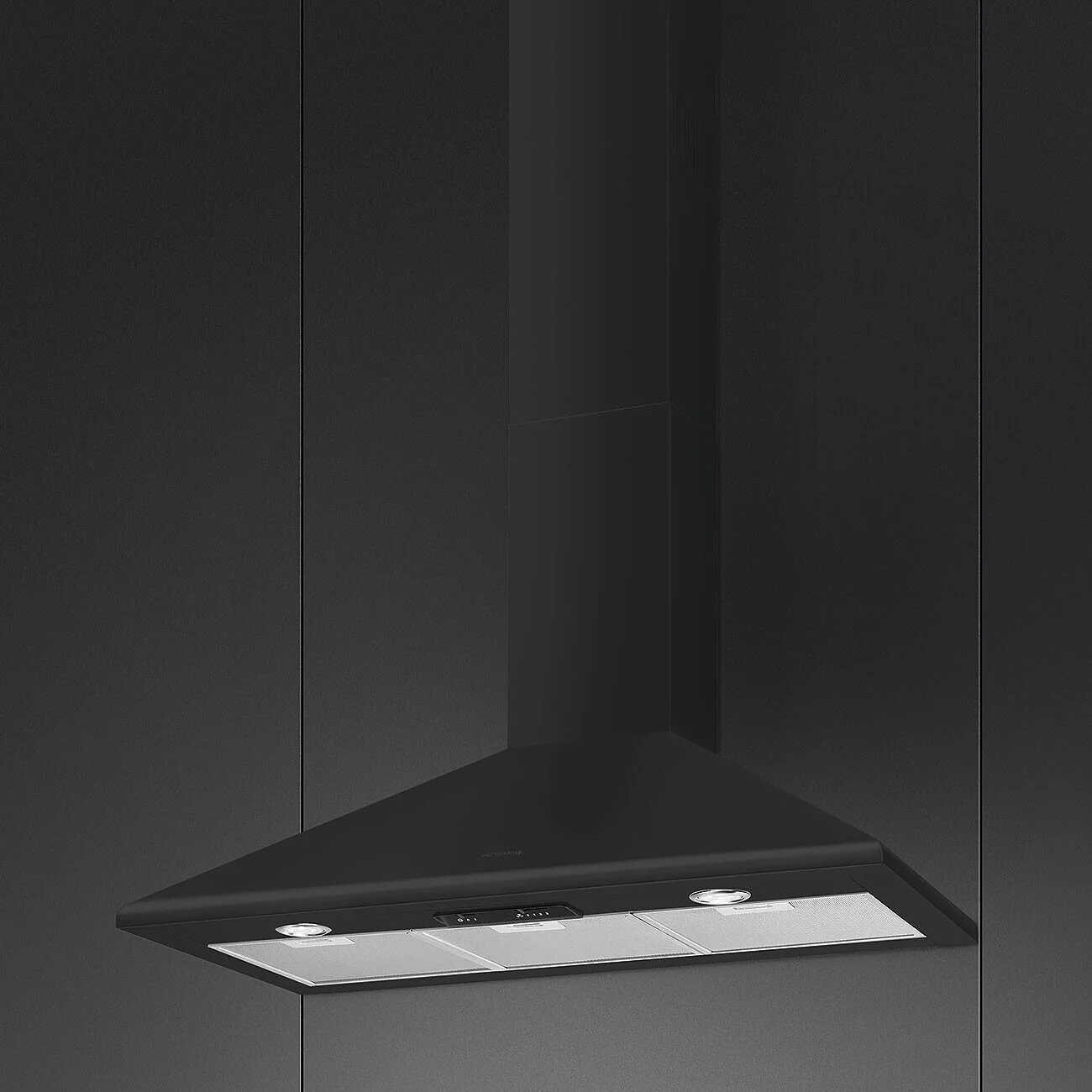 90cm Chimney Hood Matte Black