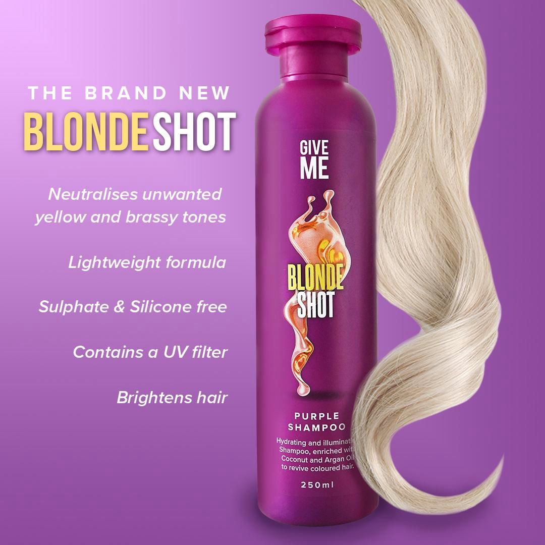 Give Me Blonde Shot Purple Conditioner Bleached/Highlighted Hair - 250ml