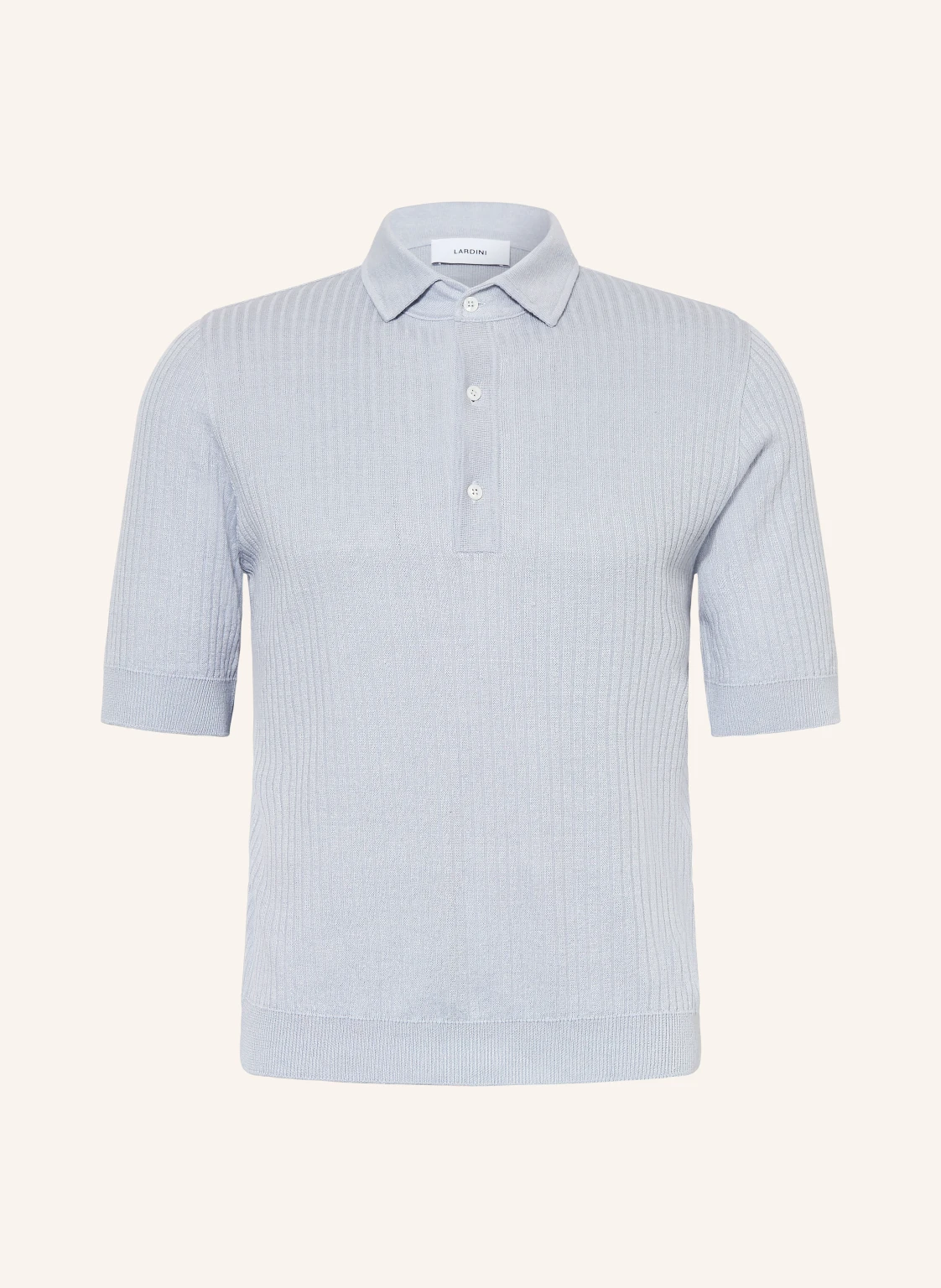 LARDINI Strick-Poloshirt aus Leinen