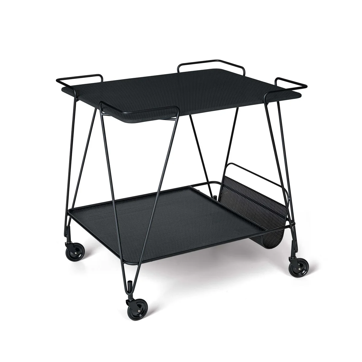 Gubi - Matégot Trolley / Servierwagen, schwarz