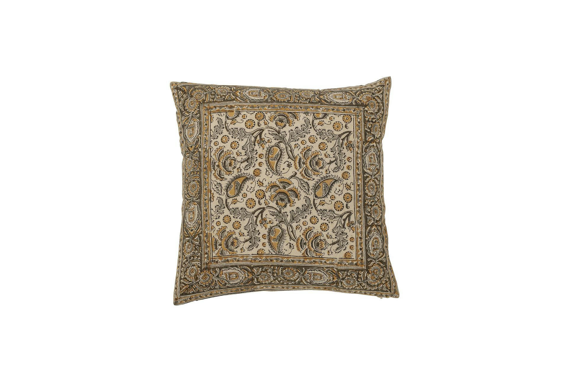 NILL - Coussin en coton vert 40x40 cm