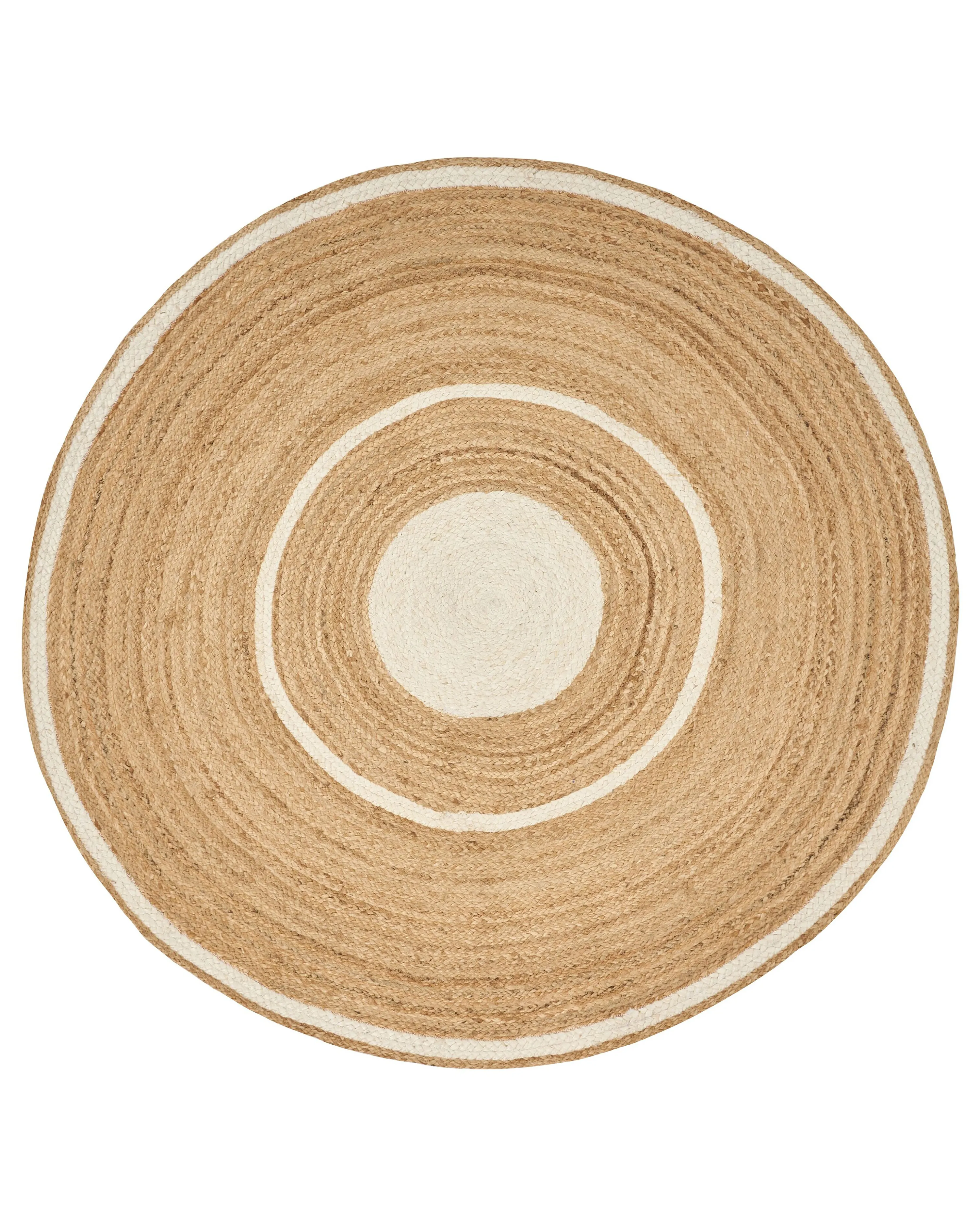 Rug HALFELI Beige ? 140 cm Jute