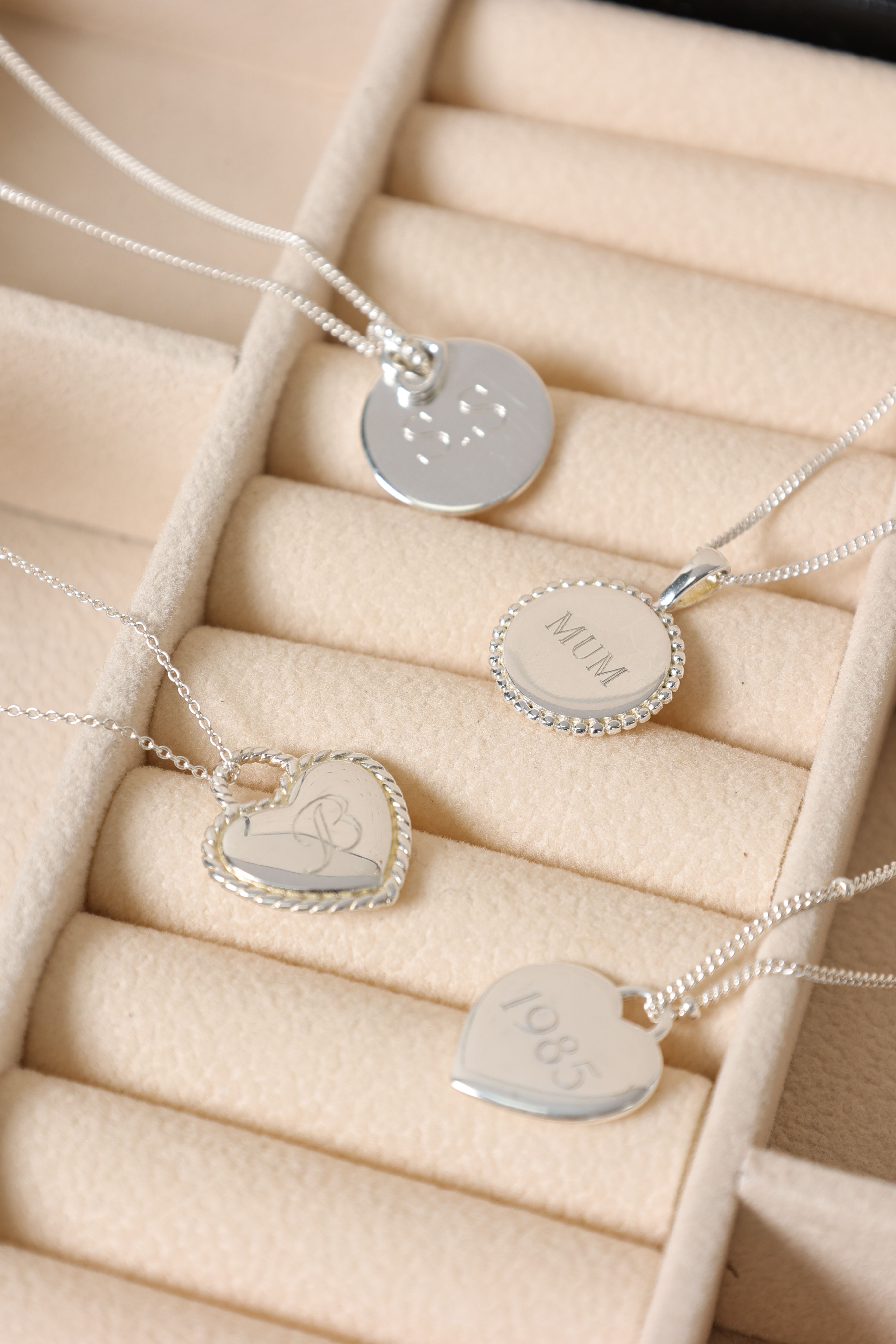 Simply Silver Sterling Silver 925 Polished Beaded Heart Pendant
