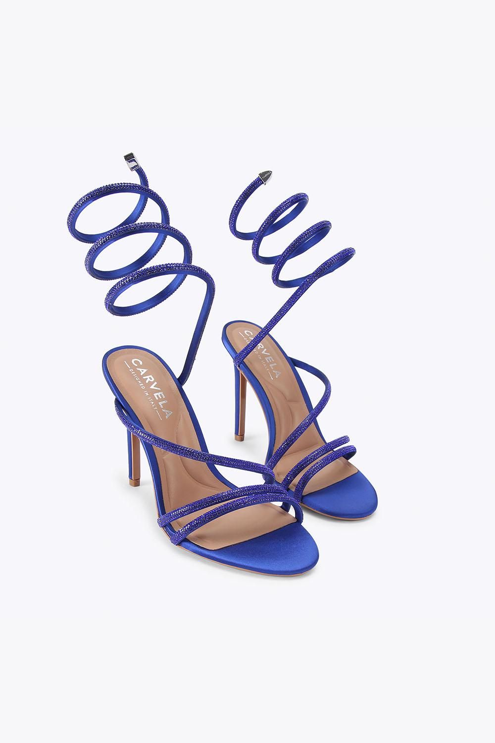 Carvela Spiral 105' Fabric Heels