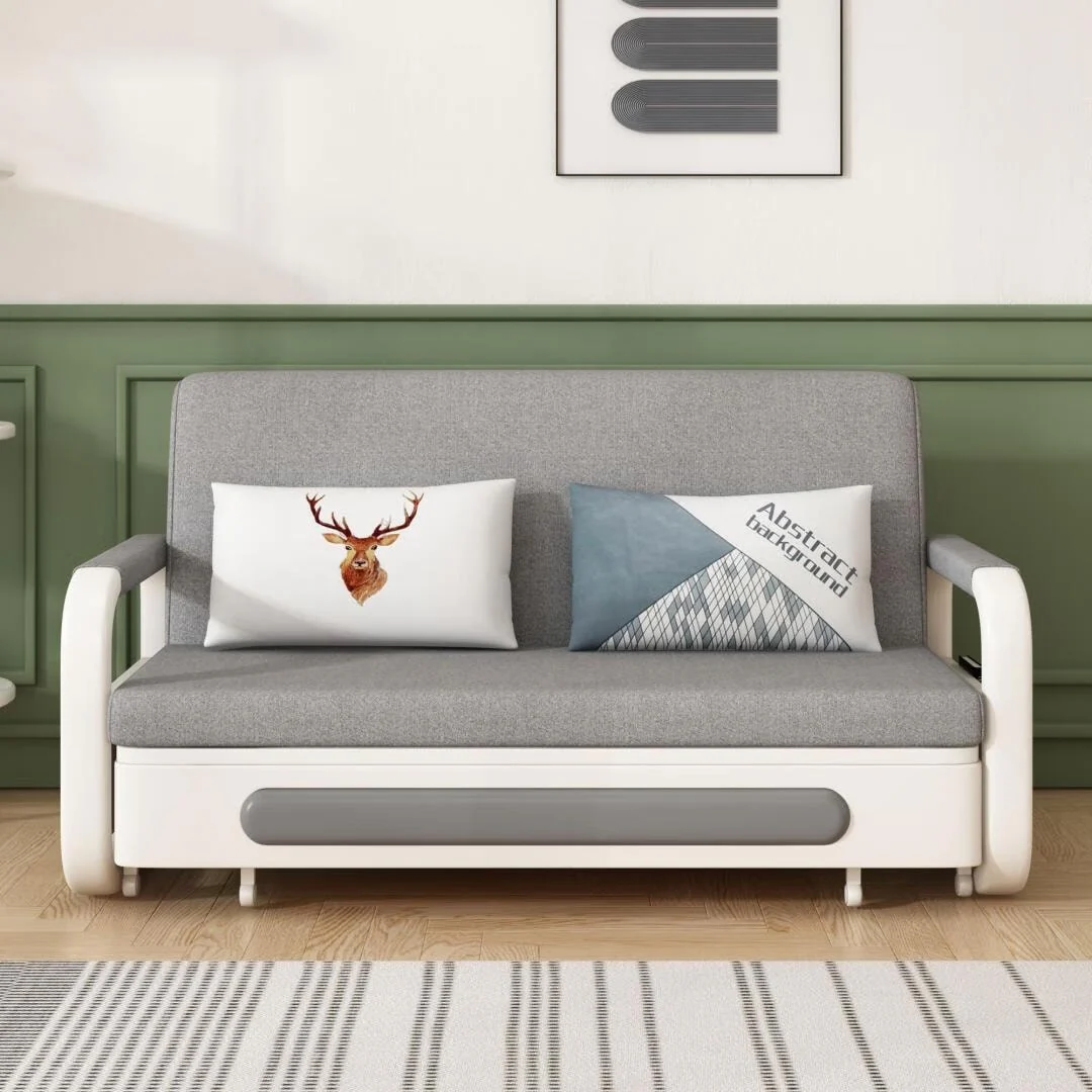 Modern Memory Foam Sleeper Sofa with Storage