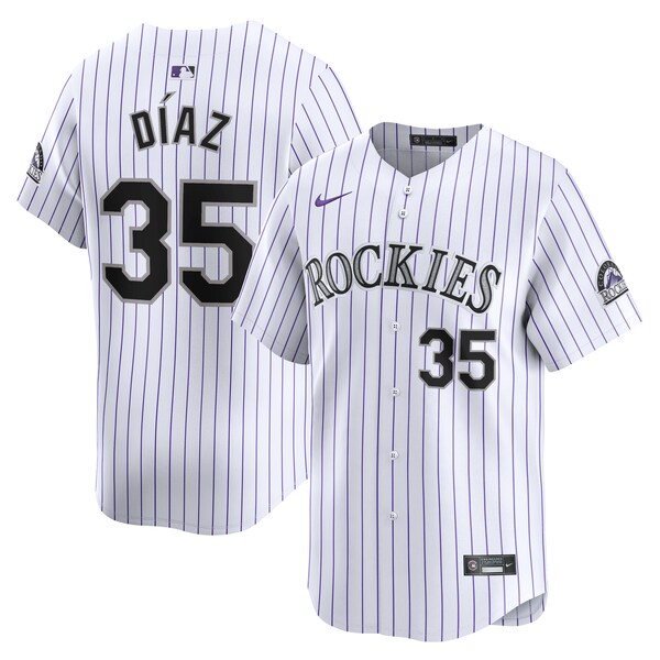 Elias Diaz Colorado Rockies Nike Home Limited Player Jersey - White