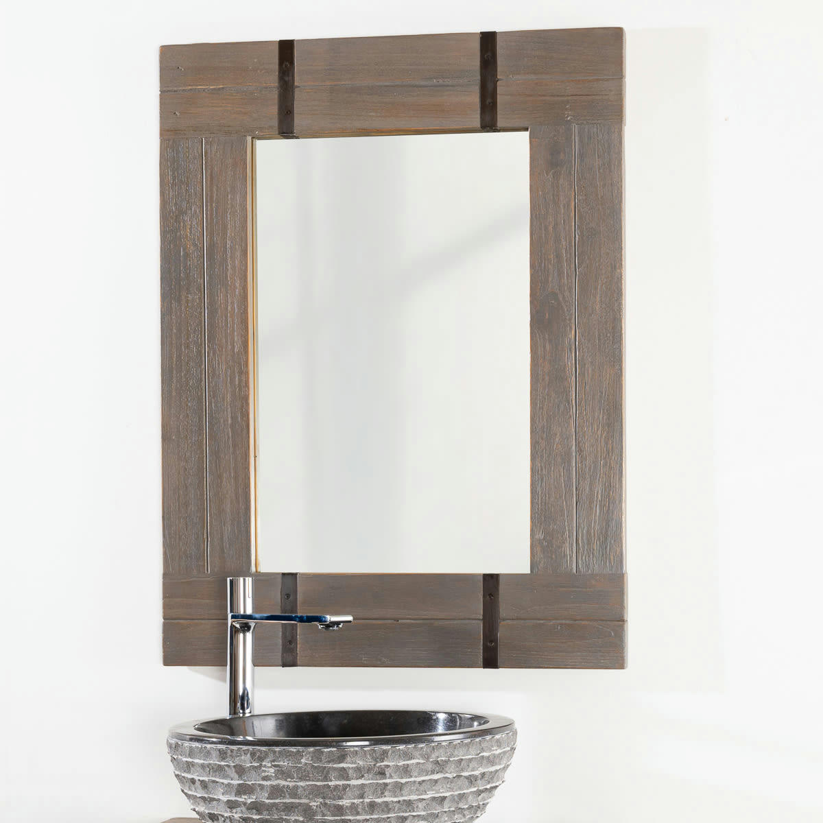 - Miroir de salle de bain Loft 60x80 gris