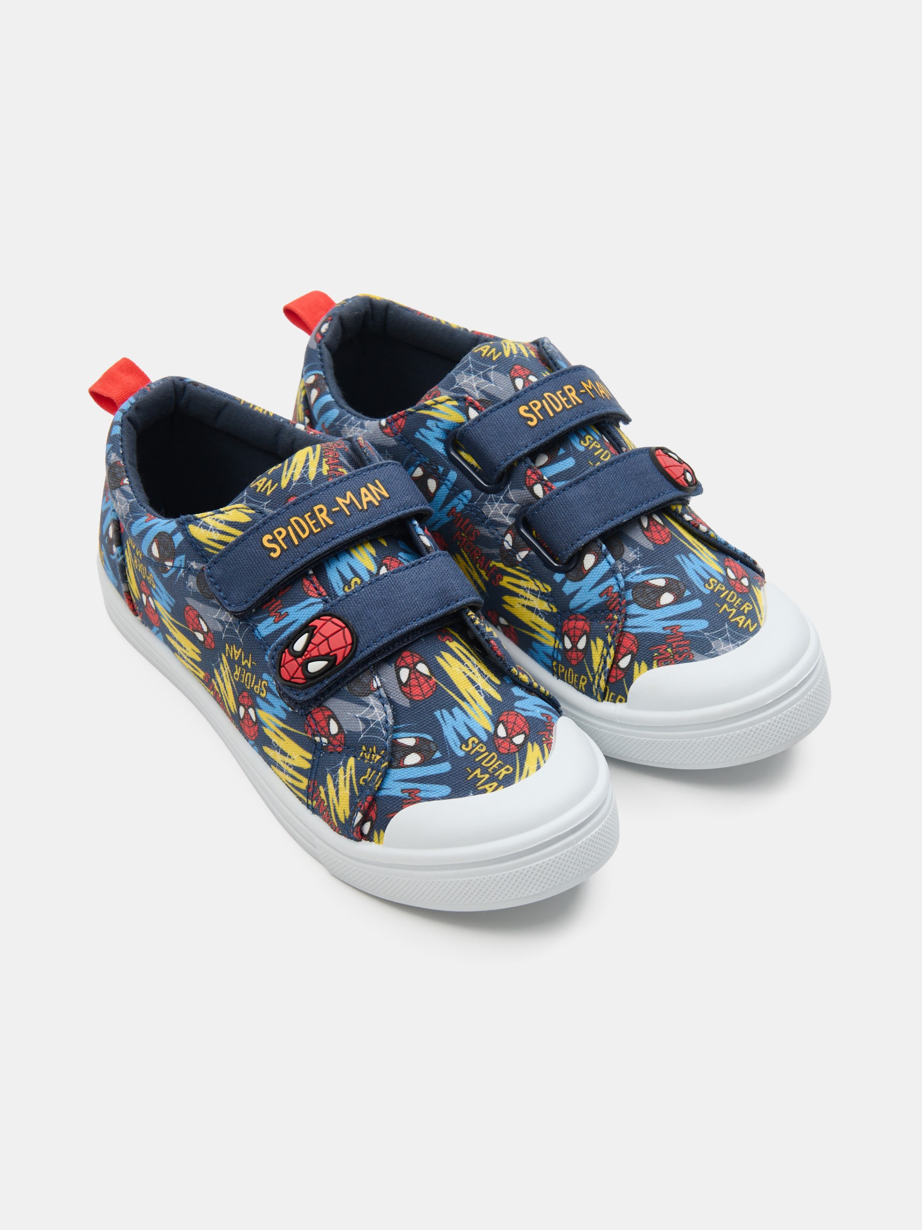 Bawełniane trampki ze skórzaną wkładką Spider-Man