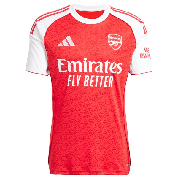 Declan Rice Arsenal adidas 2025/26 Home Replica Player Jersey - Red