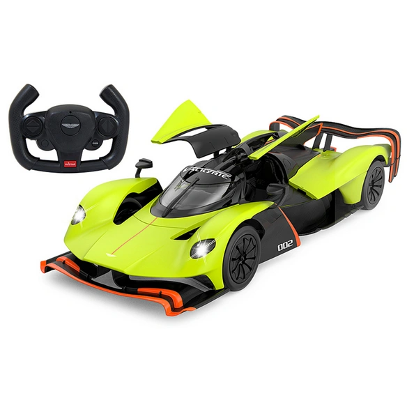 Ferngesteuertes Fahrzeug, Aston Martin Valkyrie AMR Pro 1:14 dunkel grün 2,4GHz Tür manuell