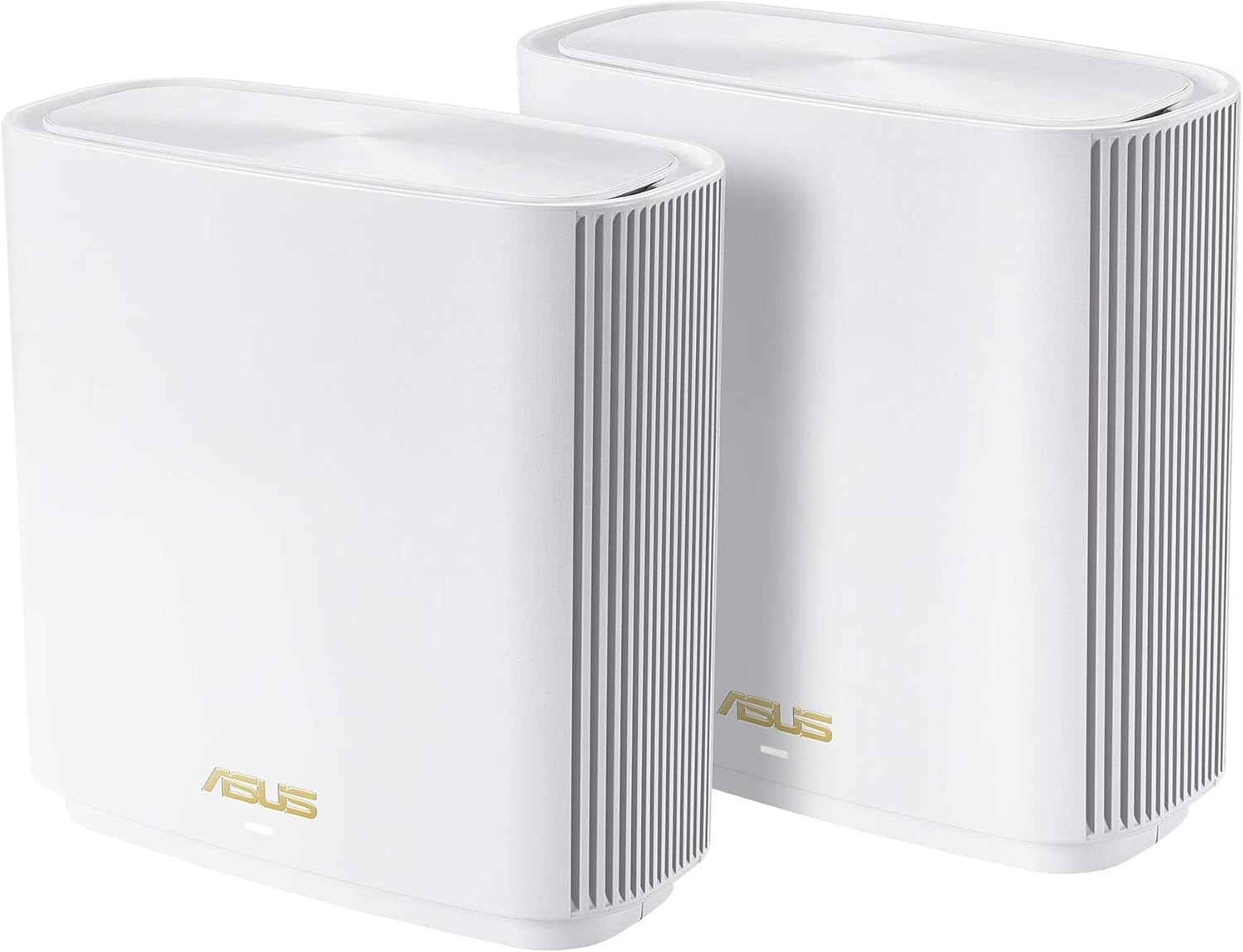 ASUS ZenWiFi XT9 AX7800 Tri-Band WiFi6 Mesh WiFiSystem (2Pack)  802.11ax  up to 5700 sq ft & 6+ Rooms  AiMesh  Lifetime Free Internet Security  Parental Controls  2.5G WAN Port  UNII 4  White