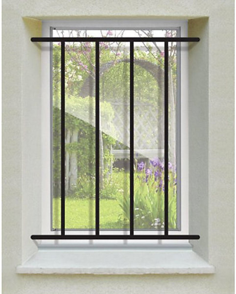 Grille de Defense Droite pour Fenetre H 75 cm x L 140 cm (côte tableau)