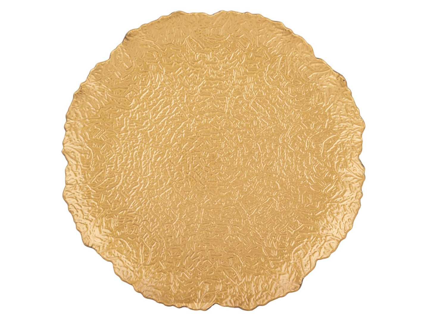 Podkładka pod talerz Liść 33 cm złota