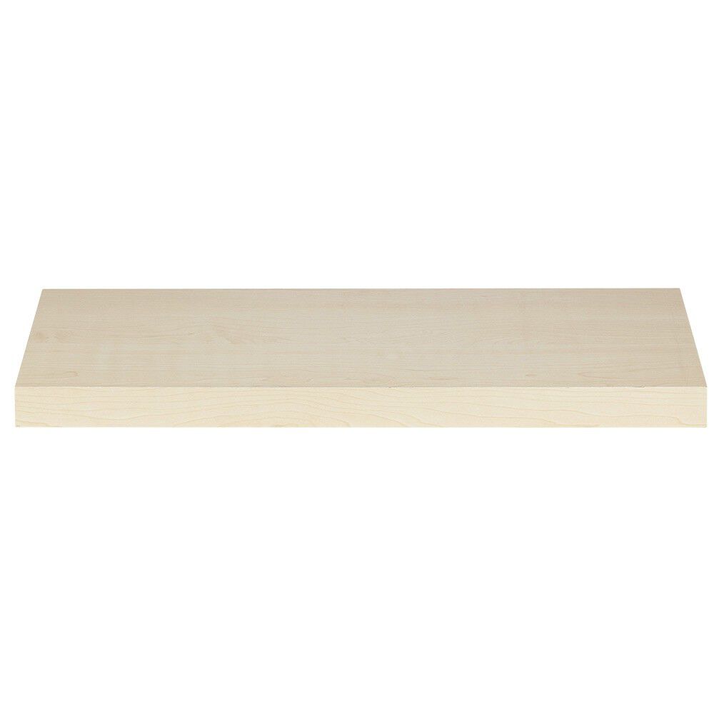 étagère murale rectangulaire bois beige