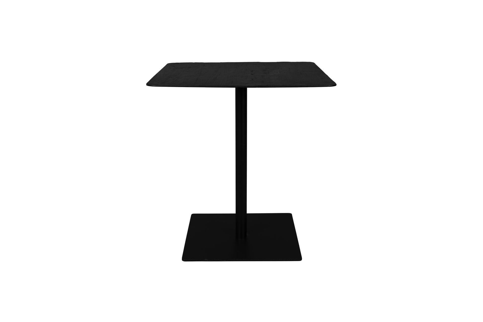 BRAZA - Table carrée en bois noir