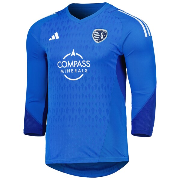 Sporting Kansas City adidas 2024 Goalkeeper Long Sleeve Replica Jersey - Blue
