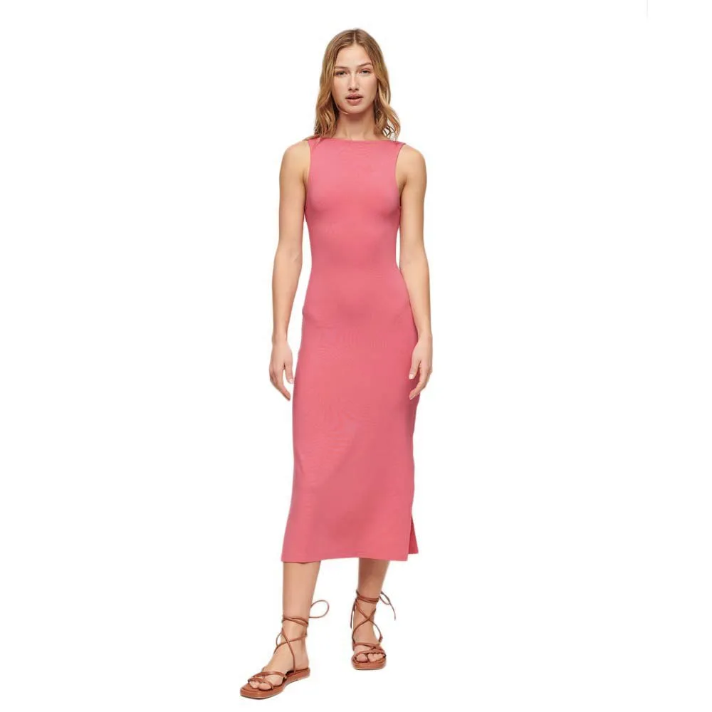 Superdry Twist Back sleeveless midi dress