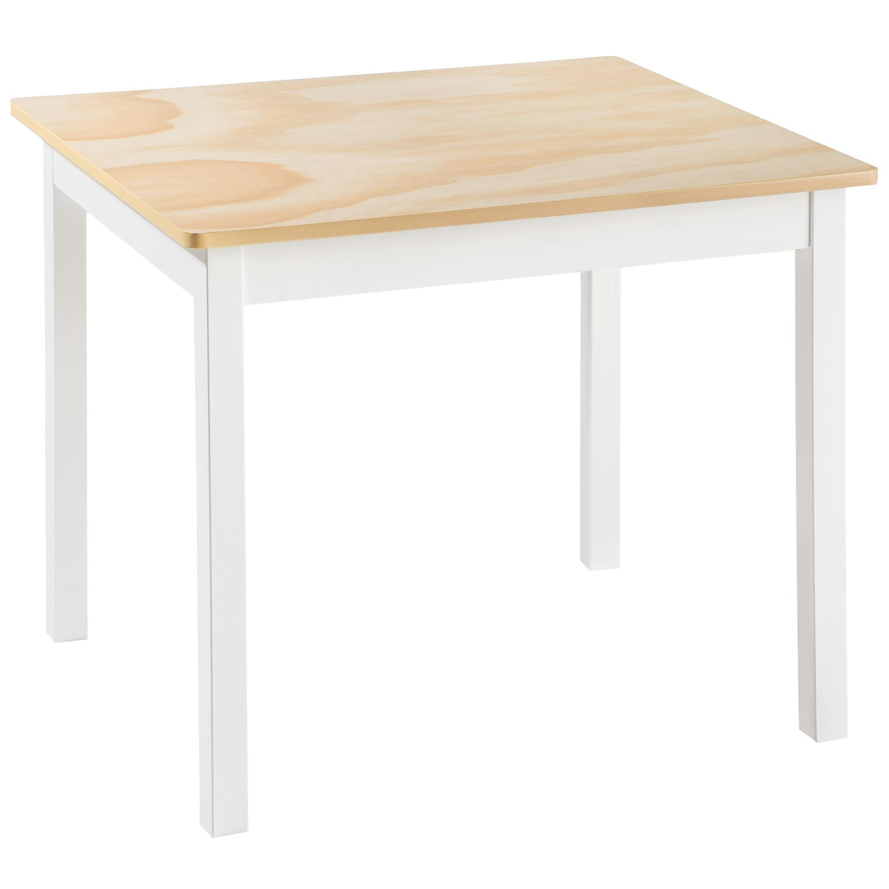 - Ensemble table et chaise enfant effet bois blanc
