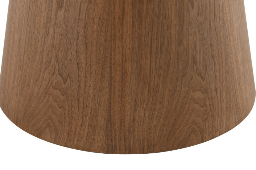 Stół RILEY 120 cm okrągły marmur orzech