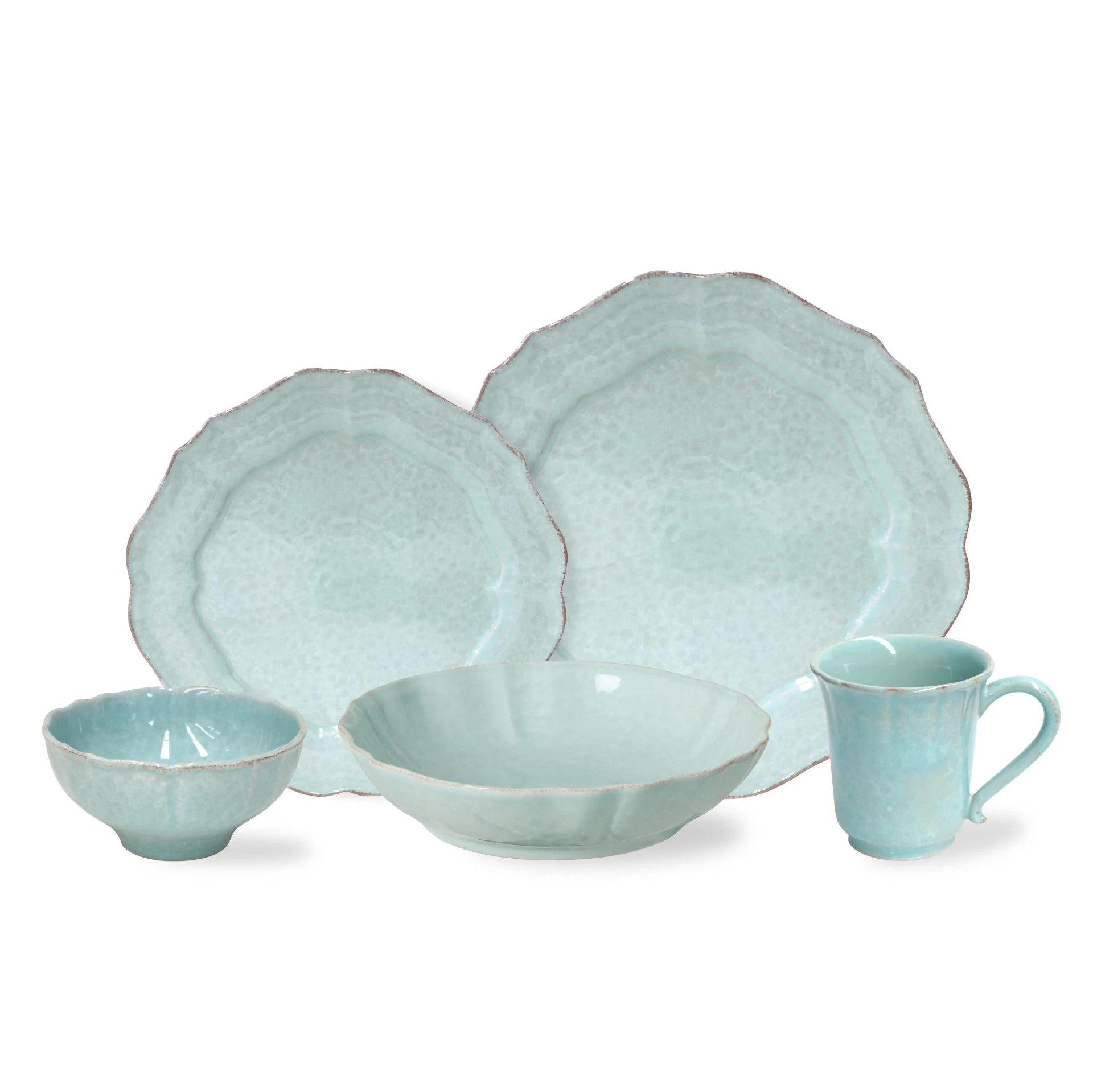 5-Piece Dinnerware Set Impressions, Casafina by COSTA NOVA