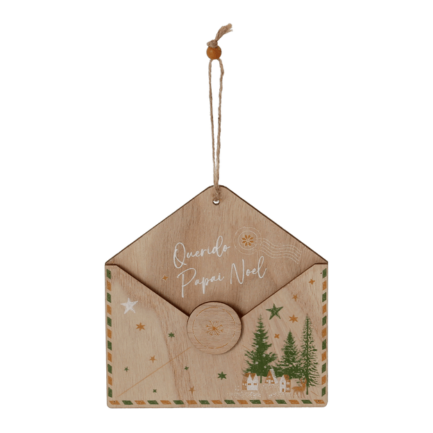 ADORNO CARTA 15 CM VILAREJO NOEL