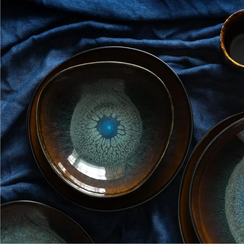 Schüssel 4er-Set Elements Amber Eye Organic