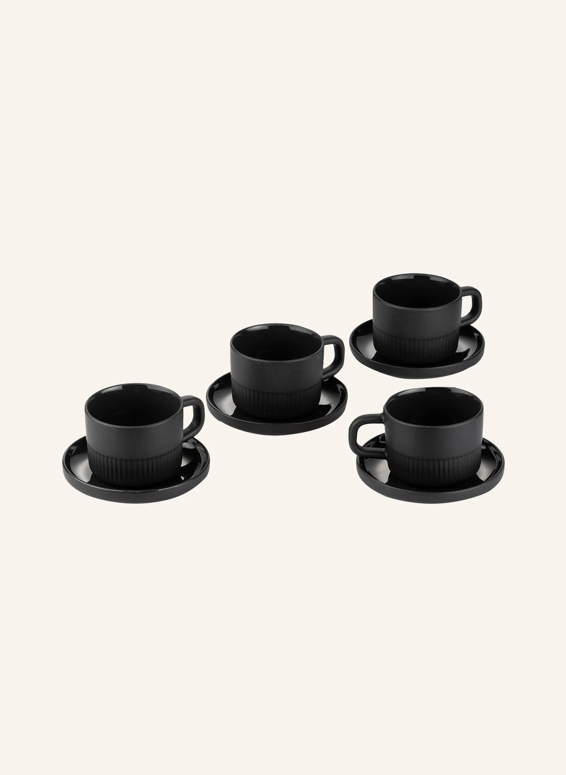 Marc O'Polo 4er-Set Espressotassen MOMENTS mit Untertasse