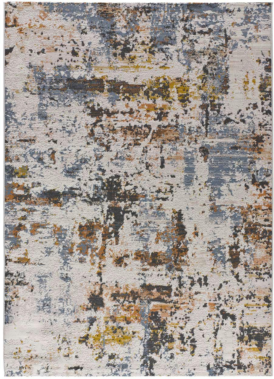 SPRINGS - Tapis abstrait de style vintage multicolore, 154X230 cm
