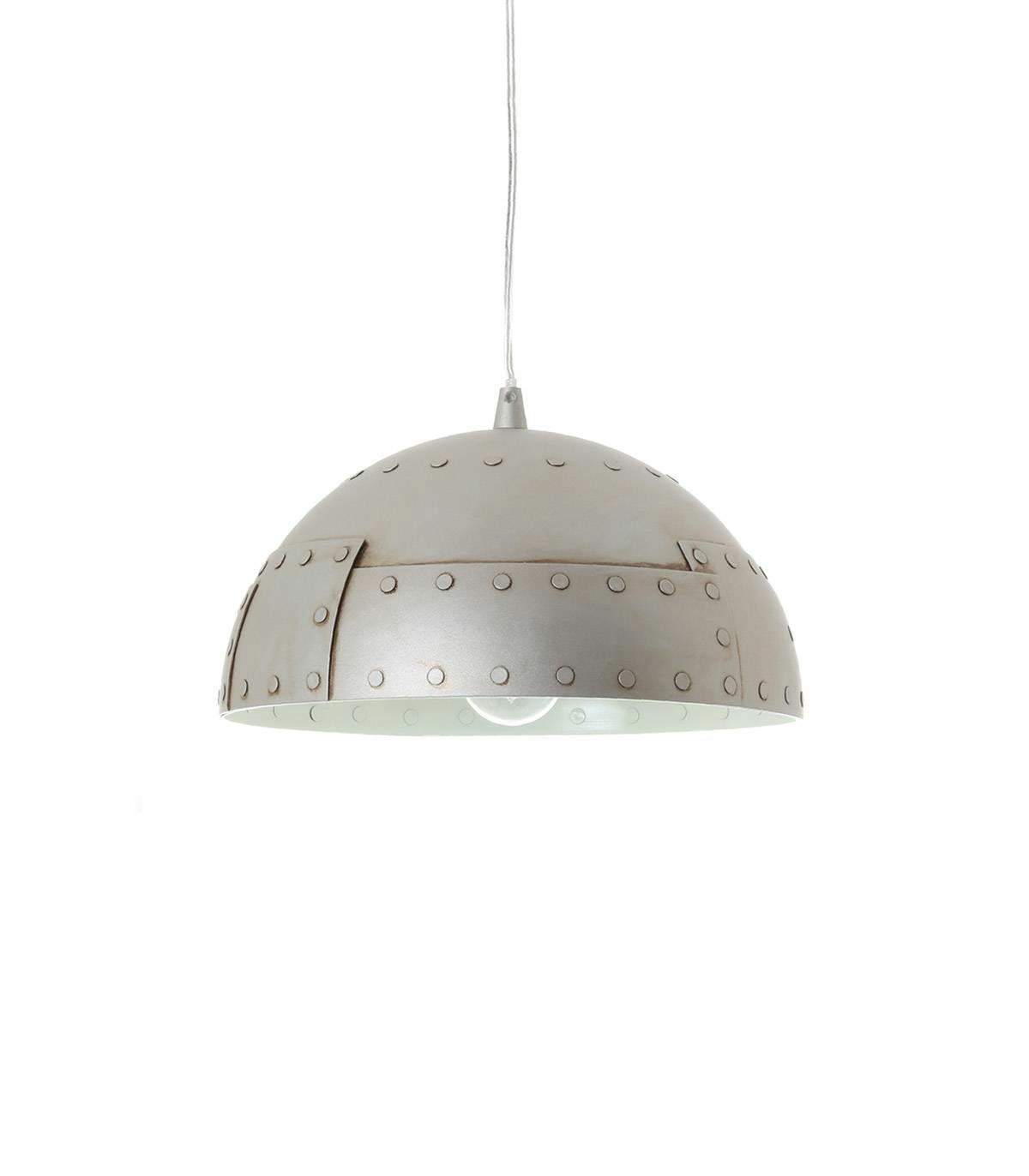 NASHVILLE - Suspension en métal gris d. 30 cm