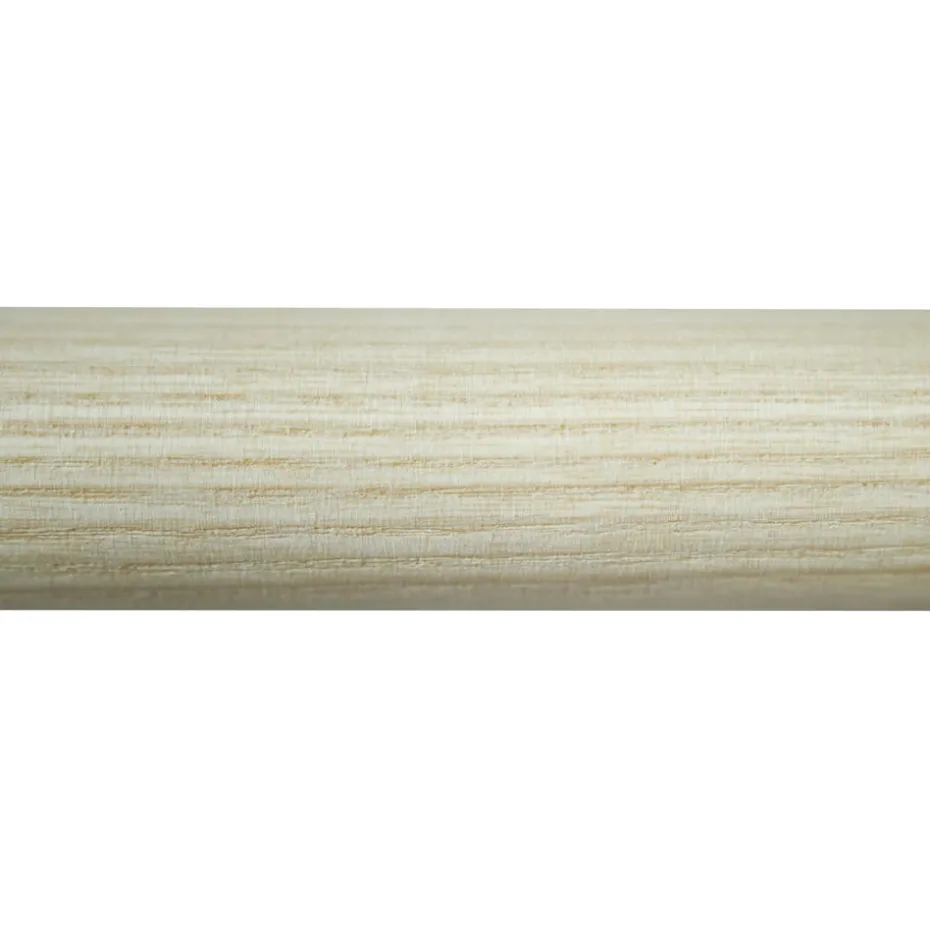 Kwantum Gordijnroedes | Gordijnroede 200cm Eikenlook Hout Ø28mm