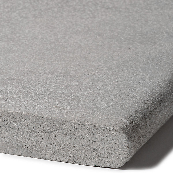 Margelle de piscine Pierre de l'Atlas Gris 100x35x3 cm Bord 1/2 Rond (à l'unité) - RO'MA NATURE