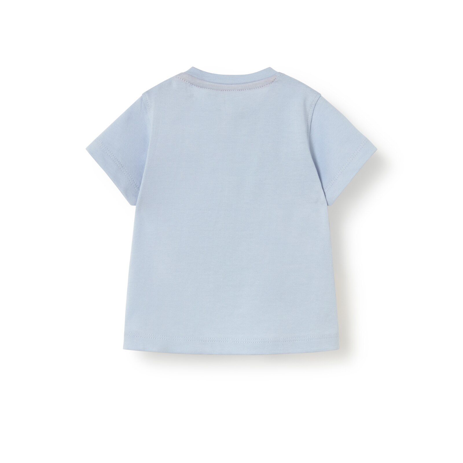 Camiseta teñida Casual celeste